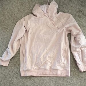 Light Blush Pink Pullover smooth spacer lulu hoodie